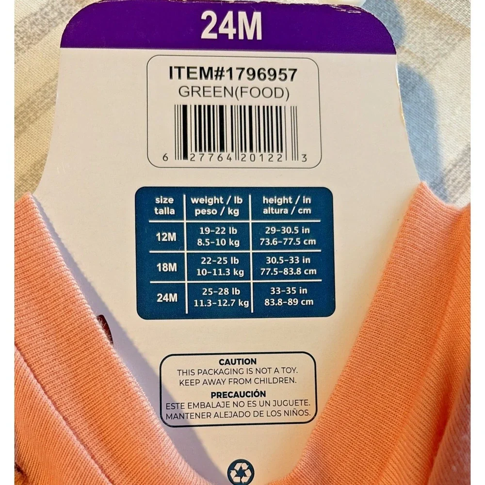 Pekkle 2-pack Sleepers - Bacon & Eggs / Dumplings - 24M - NWT